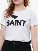 Women's SA1NT No. 1 Tee | White - Saint USA