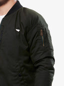 Armored Bomber Jacket | Olive Green | Armor Included - Saint USA