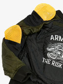Armored Bomber Jacket | Olive Green | Armor Included - Saint USA
