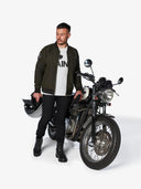 Armored Bomber Jacket | Olive Green | Armor Included - Saint USA