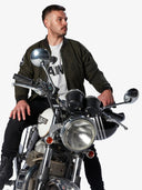 Armored Bomber Jacket | Olive Green | Armor Included - Saint USA