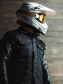 SA1NT Moto Denim Vest | Black - Saint USA