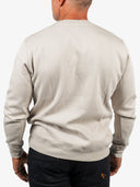 Embroidered Cotton Tencel Crew