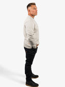 Embroidered Cotton Tencel Crew - Saint USA