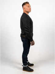 Embroidered Cotton Tencel Crew - Saint USA