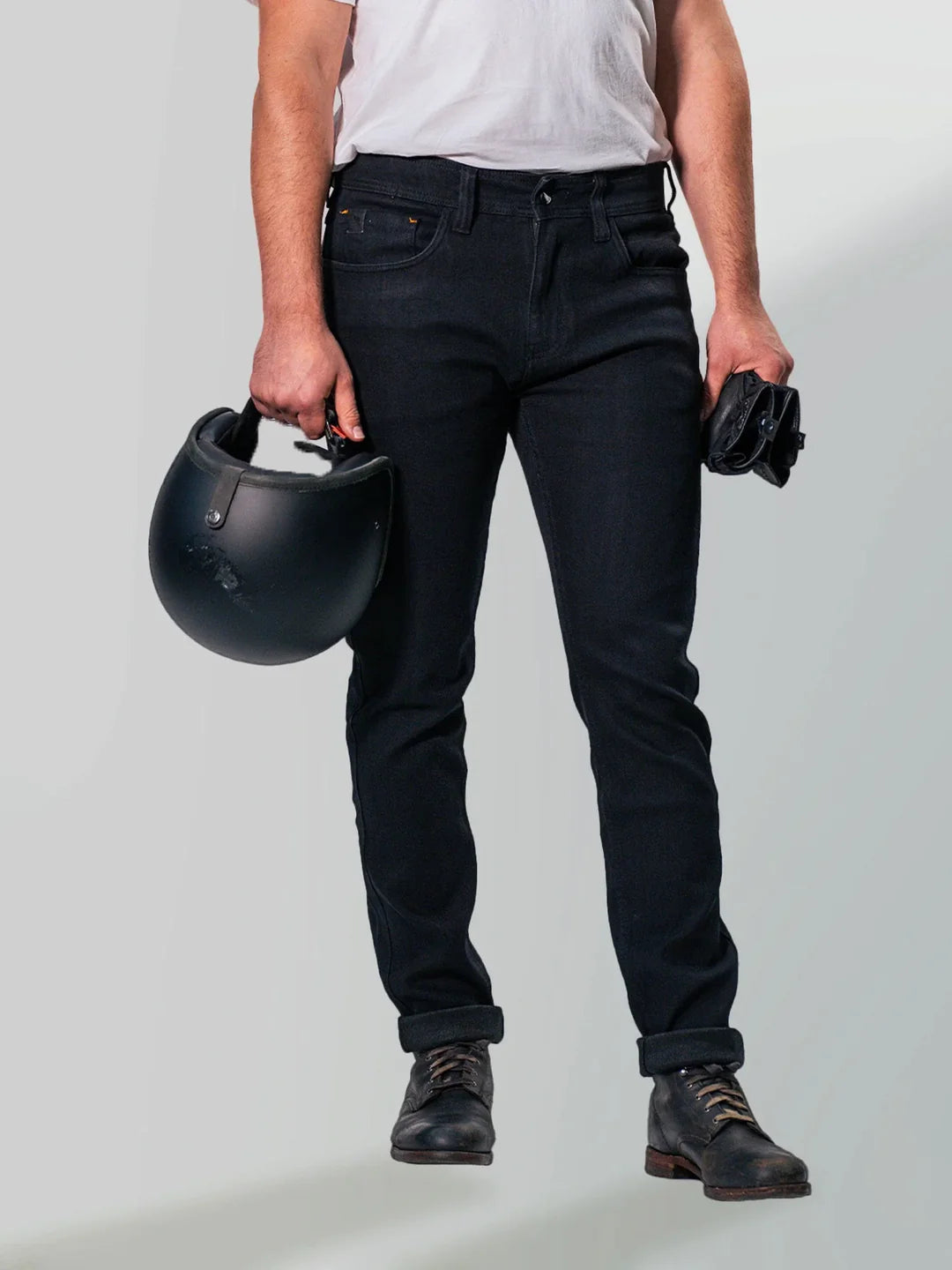 Unbreakable Slim Jeans (armor pocket) - Black - Saint USA