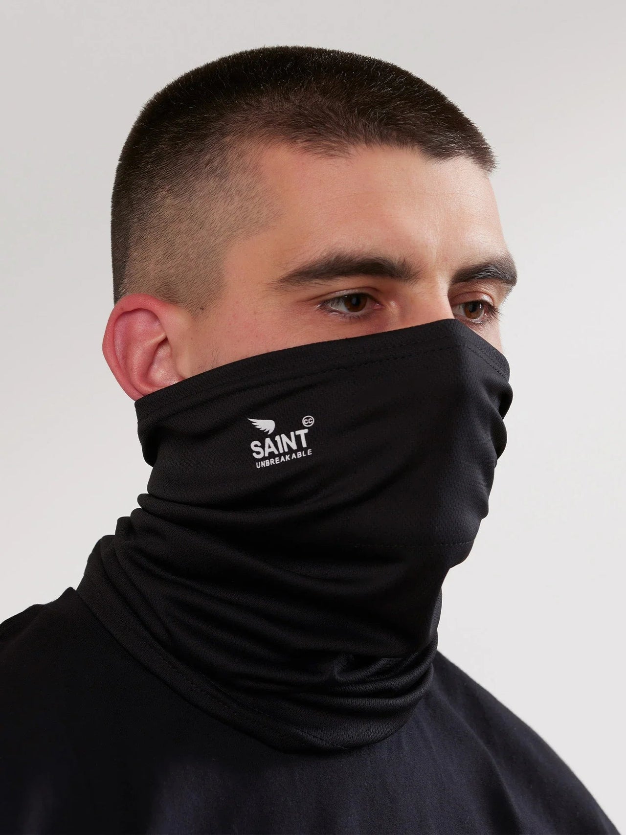 SA1NT Neck Gaiter With Filter - Black - Saint USA