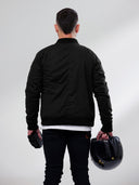 Armoured Bomber Jacket | Black | Armour Included - Saint USA