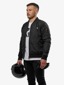 Armoured Bomber Jacket | Black | Armour Included - Saint USA