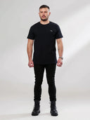 SA1NT Bullseye Tee - Black - Saint USA