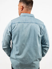 Bleached Denim Shirt - Saint USA