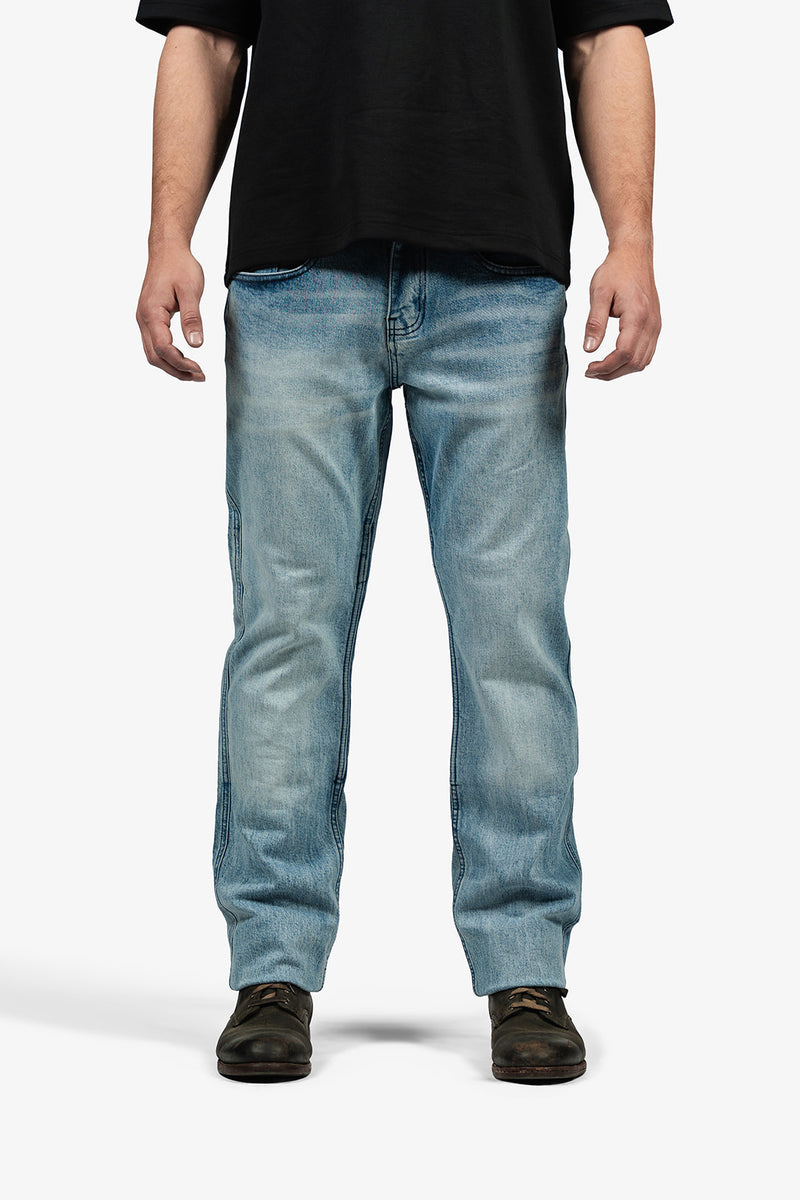 Unbreakable 12oz Coretec Straight Jeans | Bleached | Armors Included - Saint USA