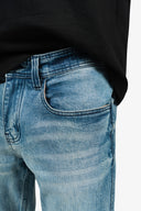 Unbreakable 12oz Coretec Straight Jeans | Bleached | Armors Included - Saint USA