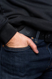 '- SA1NT Leather Belt - - Saint USA
