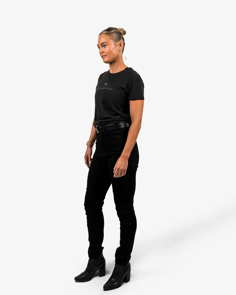 Women's Unbreakable 12oz Coretec Hi Rise Skinny Jeans | Armor Included - Saint USA