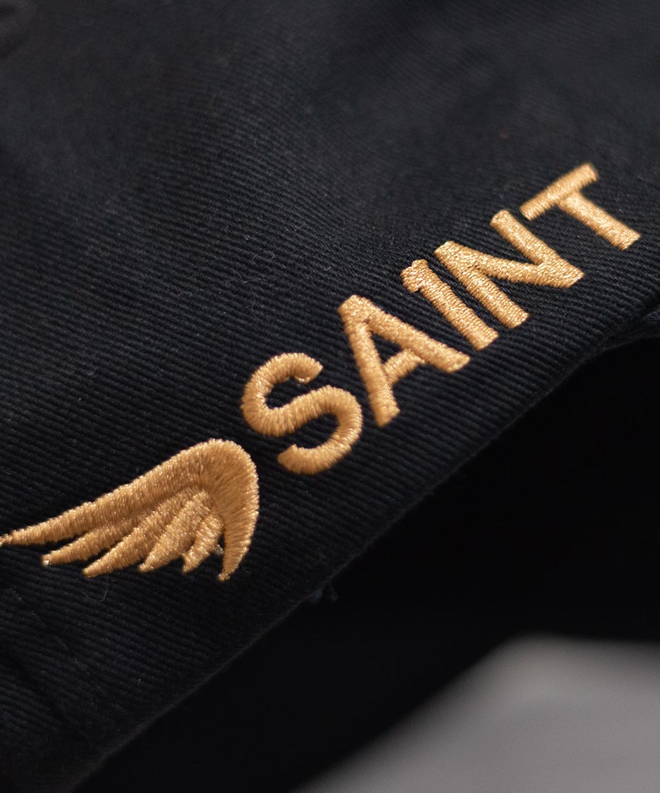 SA1NT Baseball Cap - Black - Saint USA