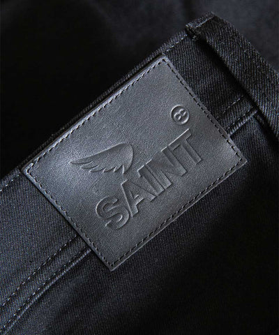 Slim Fit Jeans - Black - Saint USA