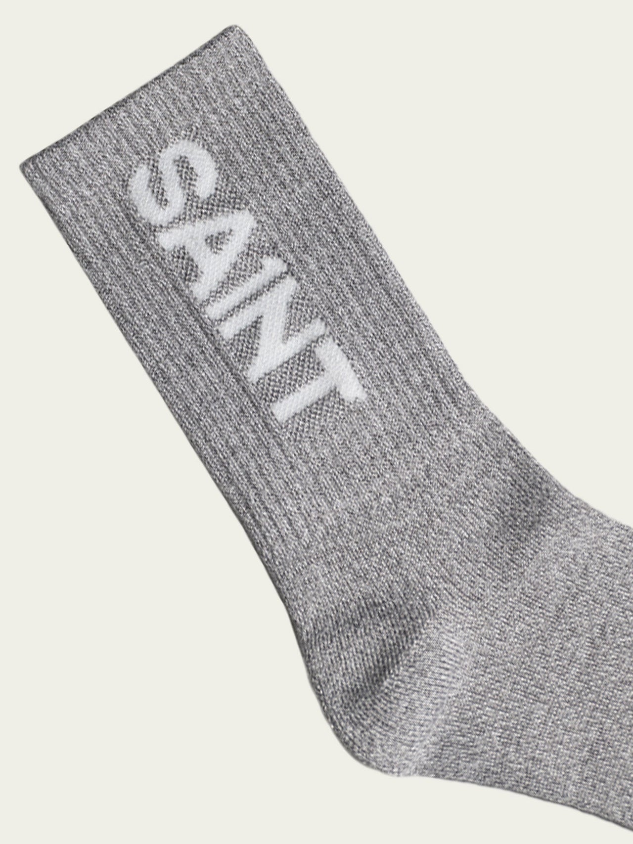 SA1NT Bamboo Crew Socks - 1 pack - Grey Marle - Saint USA