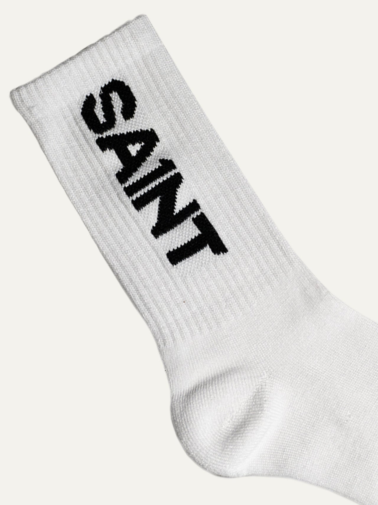 SA1NT Bamboo Crew Socks - 1 pack - White - Saint USA